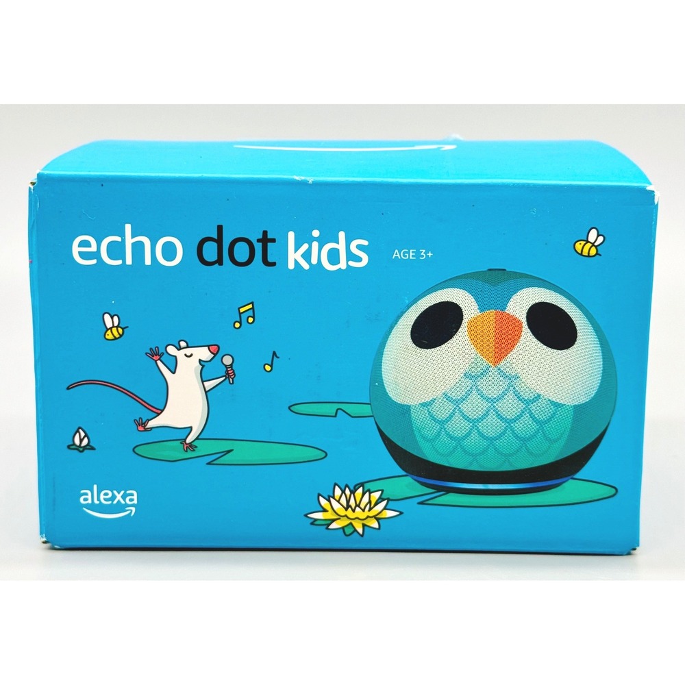 Amazon Echo Dot Kids Owl Blue 5th Gen Smart Speaker with Alexa